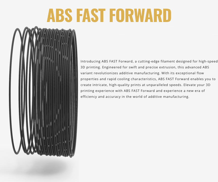 Elevate Your 3D Printing Game with ABS FAST Forward